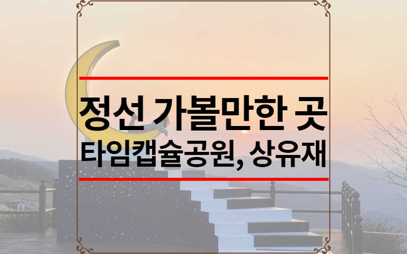 정선 가볼만한 곳