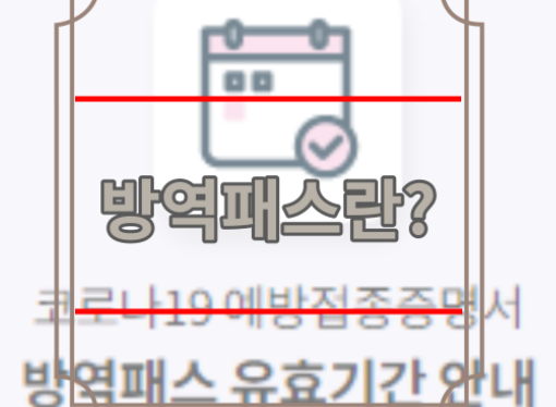 방역패스란