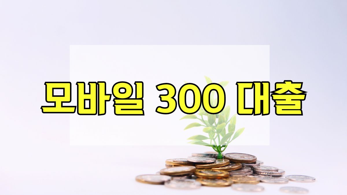 모바일 300 대출